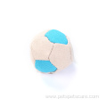 Canvas football with catnip cat accessories toy